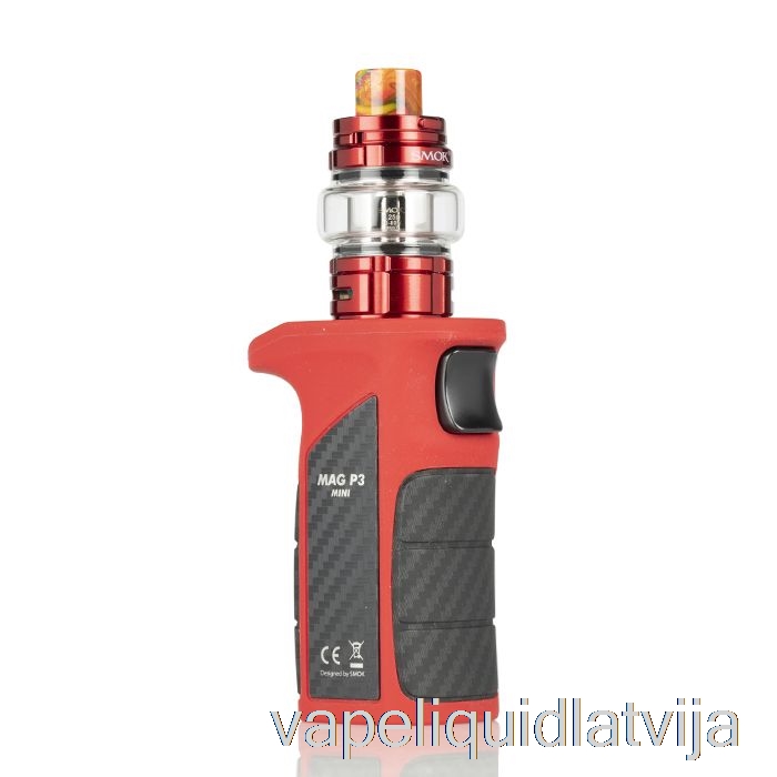 Smok Mag P3 Mini 80w Starta Komplekts Sarkans Melns Vape šķidrums